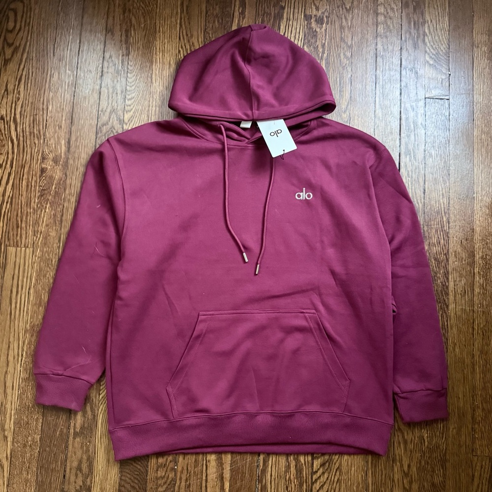 ALO Yoga Men's Deep Red Hoodie